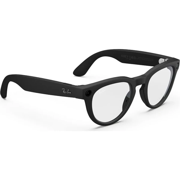 Meta RAY-BAN Headliner Gen2 (Štandardné) inteligentné matné okuliare (priehľadné šošovky) čierne - AR okuliare - Obrázok d_3c949b805b7b4f938f19c4e54fb7ed74