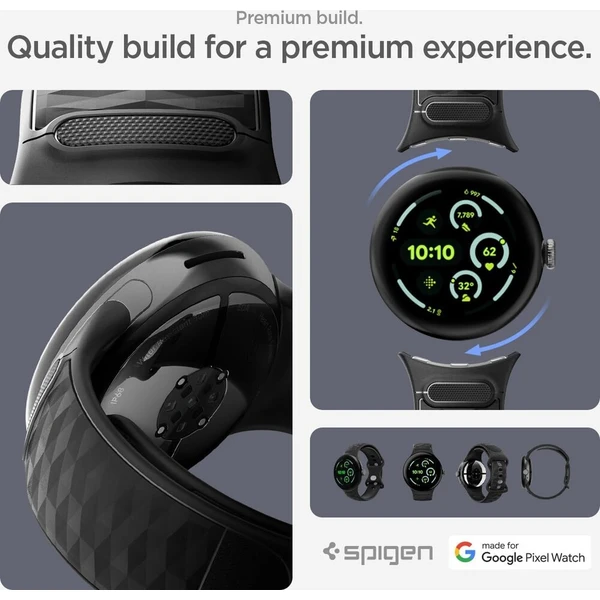 Spigen Parallax remienok Google Pixel Watch 5/4/3 45mm matte black - Remienky - Obrázok d_3d19bf2865af4b40be81e6ca85d80979