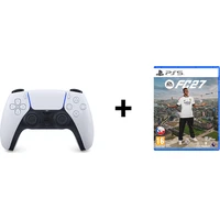 DualSense Wireless Controller biely + EA Sports FC 27 - Herné ovládače