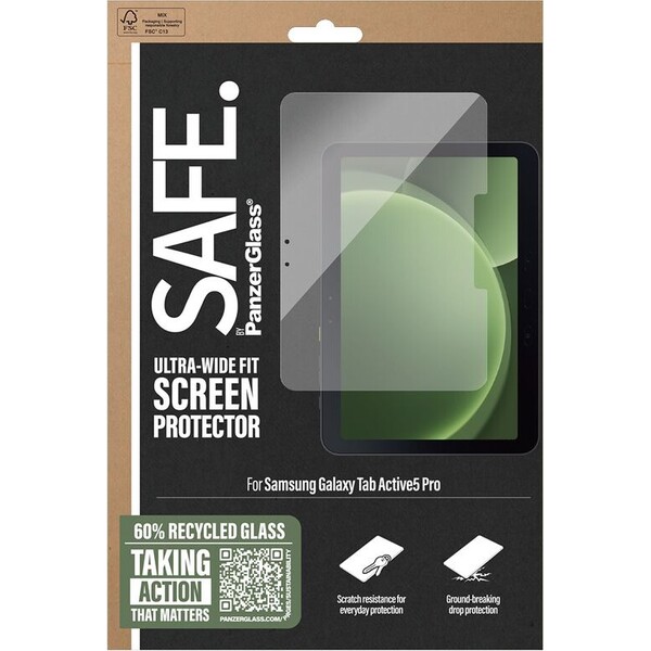 PanzerGlass® SAFE Ultra-Wide Fit sklo Samsung Galaxy Tab Active5 Pro - Ochranné fólie a sklo - Obrázok d_3d402f1ef56a4a3e90a4df7e10af2233