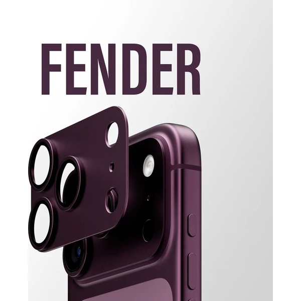PanzerGlass FENDER hliníková ochrana fotoaparátu iPhone 18 Pro Dark Cherry - Ochranné fólie a sklo - Obrázok d_3d885c70454f437889ba63afef914f7e