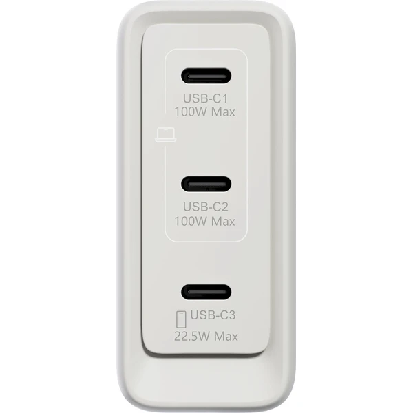 Lenovo Multi-port USB-C GaN 100W napájecí adaptér bílý - Sieťové karty - Obrázok d_3e0eee2000c04724926720031584bbb7