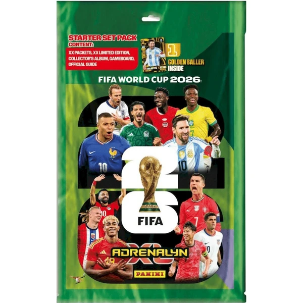 Panini FIFA World Cup 2026 Adrenalyn - Starter set - Futbalové karty - Hlavný obrázok