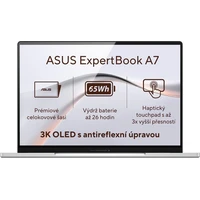 ASUS ExpertBook Air A7 (A7406CMA-OLEDC58256) strieborný - Notebooky