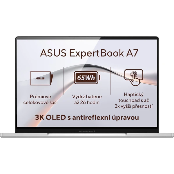 ASUS ExpertBook Air A7 (A7406CMA-OLEDC58256) stříbrný - Notebooky - Hlavný obrázok