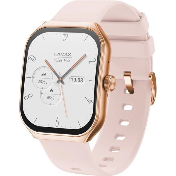 LAMAX Flow AMOLED chytré hodinky zlatoružové - Inteligentné hodinky - Obrázok d_3e8770e0b9144320976b5f955fdefc7e