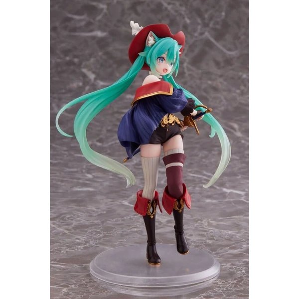 Figúrka Hatsune Miku PVC Soška Hatsune Miku Wonderland Mačiak v čižmách 18 cm (s bonusom) - Figúrky - Obrázok d_3e9d44ec36fe43b69dcfc4101561b55f
