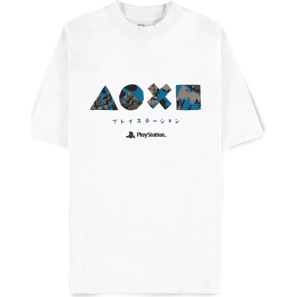 Tričko PlayStation - Icons Japan (Voľný strih) XL