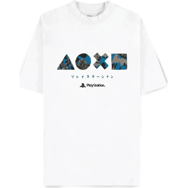 Tričko PlayStation - Icons Japan (Voľný strih) XL - Tričká - Hlavný obrázok