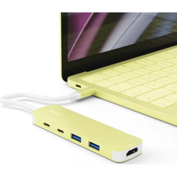 Epico UltraHub 5in1 Slim Alu USB-C Hub EH15 | 100W USB-C PD | 2× USB-A, 2× USB-C, 1× HDMI | Sladené - USB huby - Obrázok d_3eaad5ac4d5c4a2da46fcf68cf3ad90e