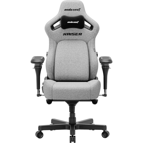 Anda Seat Kaiser 4 XL V2 látkové herné kreslo popolavo sivé - Stoličky - Hlavný obrázok