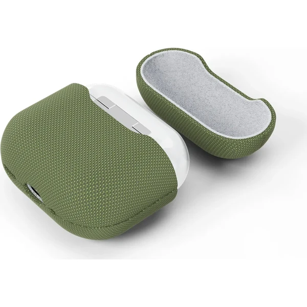 Epico SolidWoven Case AirPods 4/4 (ANC)/5 | zelená | ochrana proti nárazom a poškriabaniu - Puzdra - Obrázok d_3f6914b5921a4abc87eaf8aa59ef5d53