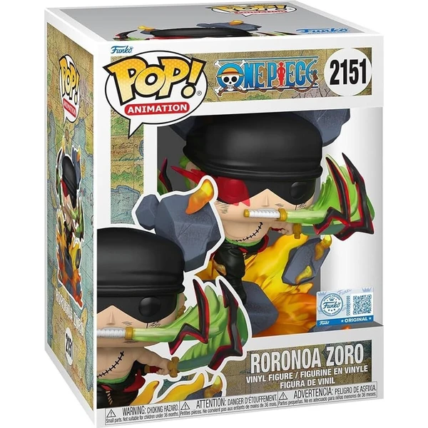 Funko POP! #2151 Animácia: One Piece - Roronoa Zoro (Kráľ pekla) (Prémiové) - Funko POP! - Obrázok d_3fb0fc41fef945b5a03e65b67262a447