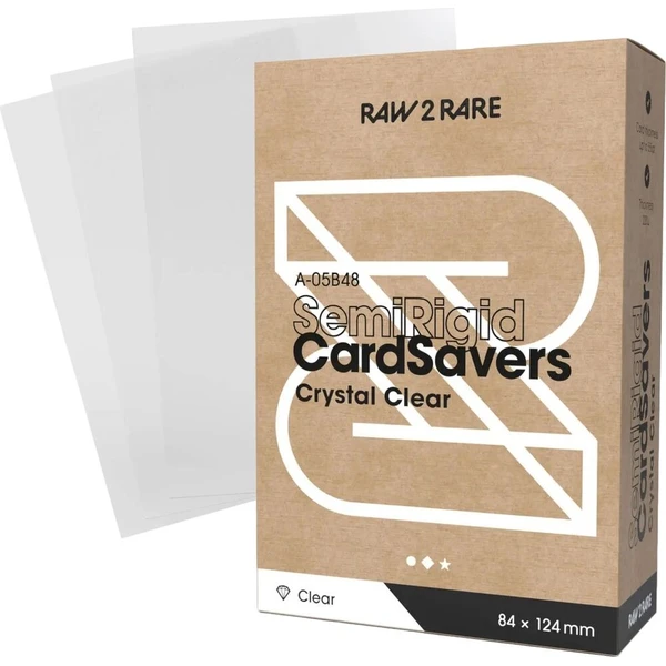 Raw2Rare Semi Rigid Card Saver ochranný obal na karty, 48 ks čirý - Obaly na karty - Hlavný obrázok