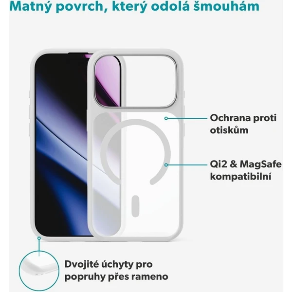 Epico HeroMatte Pro Mag+ MagSafe/Qi2 kryt iPhone 17 Pro Max/18 Pro Max bílý - Puzdra - Obrázok d_3fee59d376f14657a8798e7a4ab8adaf