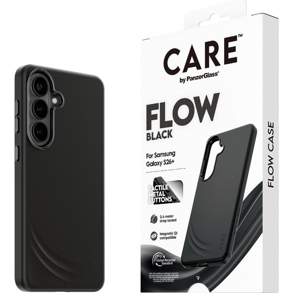 E-shop PanzerGlass® CARE Flow Qi kryt Samsung Galaxy S26+ čierny