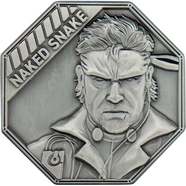 Zberateľská minca Fanattik Metal Gear Solid Delta - Naked Snake Limited Edition - Mince - Obrázok d_40d87603cbe24d63a1dd2e36cffcc58f