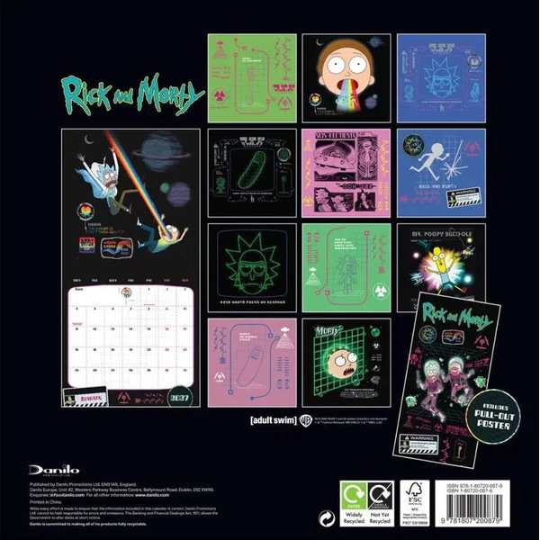 Kalendár Rick & Morty 2027 - Kalendáre - Obrázok d_40dcef3e0ee04cbdb53fc361471160ab