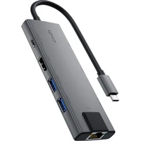 Epico UltraHub 9in1 Slim Alu USB-C Hub EH30 | 100W USB-C PD, 2× USB-A, 2× USB-C, HDMI, slot na SD/Mi - USB huby
