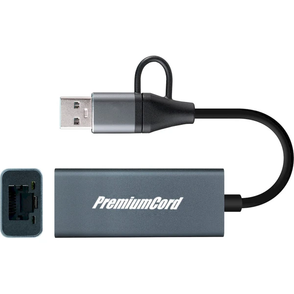 PremiumCord USB-C/USB-A Gigabit síťový adaptér - Sieťové karty - Obrázok d_41db831f1045447ea19a9c43d5006aa0