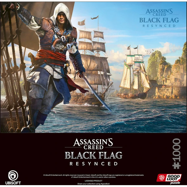 Gaming Puzzle Assassin's Creed Black Flag Resynced (1000) - Puzzle - Obrázok d_41ff130d50b9467bb8e767677a58ddd2