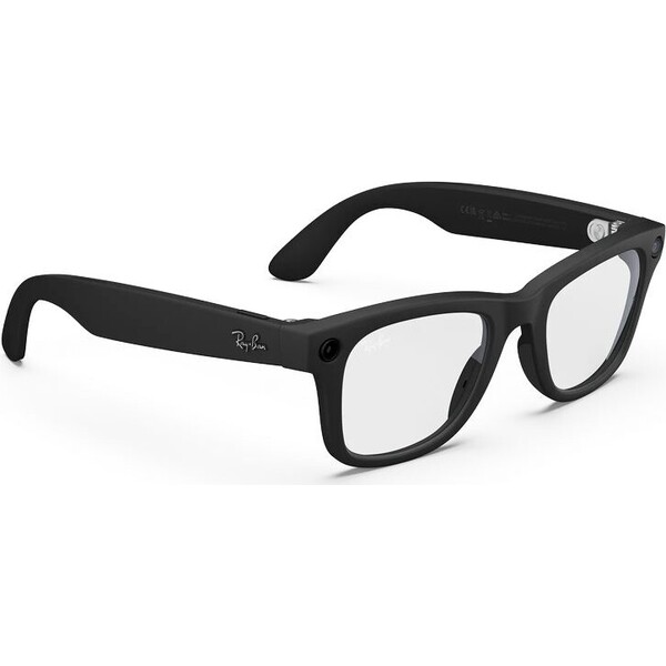 Meta RAY-BAN Wayfarer Gen2 (Štandardné) inteligentné matné okuliare (číre šošovky) čierne - AR okuliare - Obrázok d_428d1f7a731c4dbd94e86b0137a13ff7