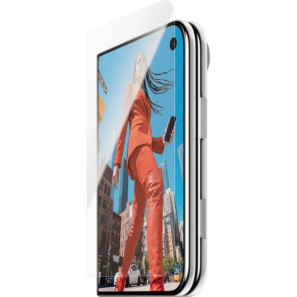 PanzerGlass Clear Frame Fit sklo Apple iPhone Duo s instalačním rámečkem - Ochranné fólie a sklo - Hlavný obrázok