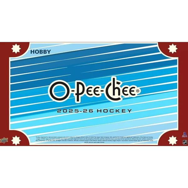 Hokejové karty 2025-26 Upper Deck O-Pee-Chee Hockey Hobby Box - Hokejové karty - Obrázok d_43cd3475b8914a5eb4a0b42639a702d6