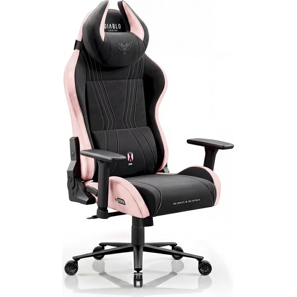 Diablo X-Horn 2.0 Normal Size herná stolička čierno-ružová - Stoličky - Obrázok d_441e85f71796471e990232622a58cd2f