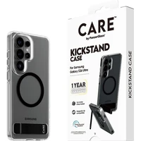 PanzerGlass® CARE Kickstand Qi kryt Samsung Galaxy S26 Ultra priehľadný/čierny - Puzdra