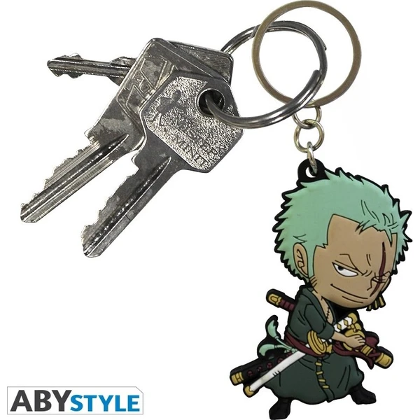 Gumová kľúčenka Abysse Corp One Piece - Zoro - Kľúčenky - Obrázok d_4550966ce74e48d5b70ae63ed54a0709