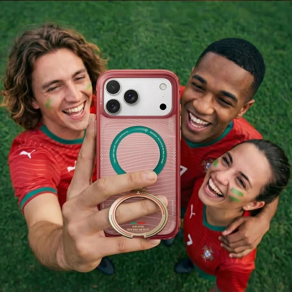 Torras Ostand Q3 Air World Cup Limited MagSafe kryt iPhone 17 Pro Max red - Puzdra - Obrázok d_45c361ab9070474bac88f3dad8e7c493