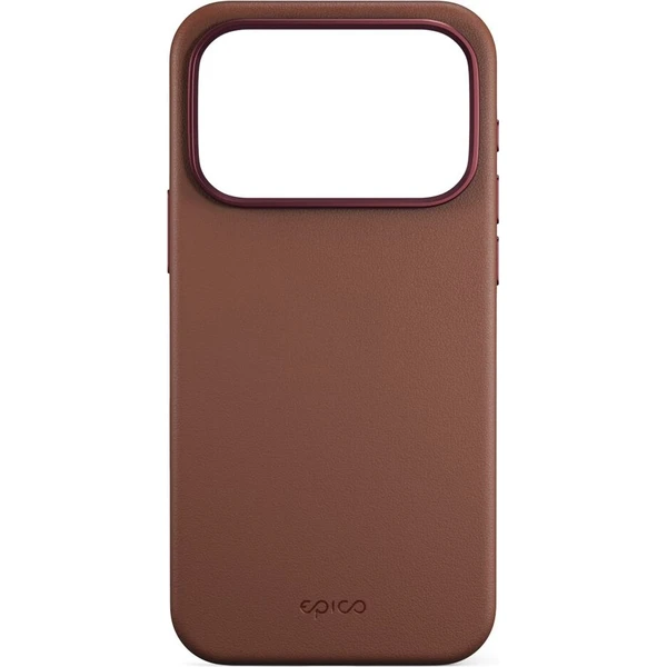 Epico Leather Pro Mag+ MagSafe/Qi2 kožený kryt iPhone 17 Pro Max/18 Pro Max hnědý - Puzdra - Obrázok d_45ee89b7801b4e7baedfba0e1b413284