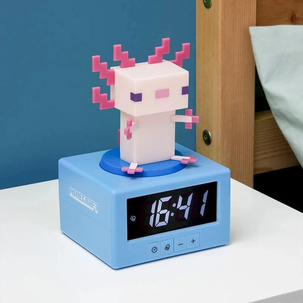Budík Paladone - Minecraft - Axolotl - Hodiny - Obrázok d_46209e43ca084d9bb54a141bb47e1351