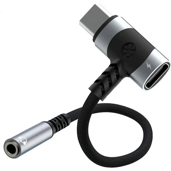 PremiumCord USB-C /3,5mm redukcia s USB-C konektorom pre napájanie 0,125m čierny - Káble a redukcie - Obrázok d_4649e2219af54648b5f0e8f4299b340e