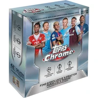 Fotbalové karty Topps Chrome UEFA Club Competitions 2025-26 Mega Box - Futbalové karty