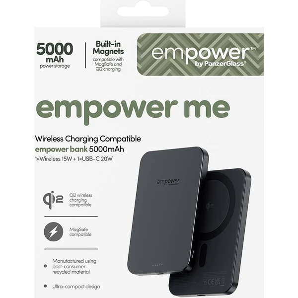 PanzerGlass® empower bezdrôtová Qi2 powerbanka 5000 mAh, MagSafe, čierna - Powerbanky - Obrázok d_46cd463aa7854367bc5a507c76c5a2c0