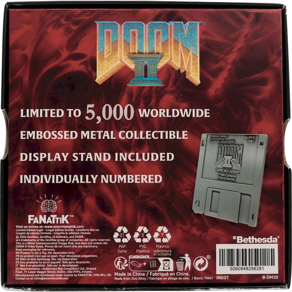 Replika Fanattik Doom II - Floppy Disk Limitovaná edícia - Repliky - Obrázok d_46ddc4dc77814ad2987b5c7d4c437600