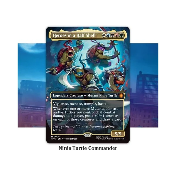 Magic: The Gathering - Teenage Mutant Ninja Turtles Commander Balík: Turtle Power! - MTG karty - Obrázok d_47de8bba8ad54246a3d7535c480de764
