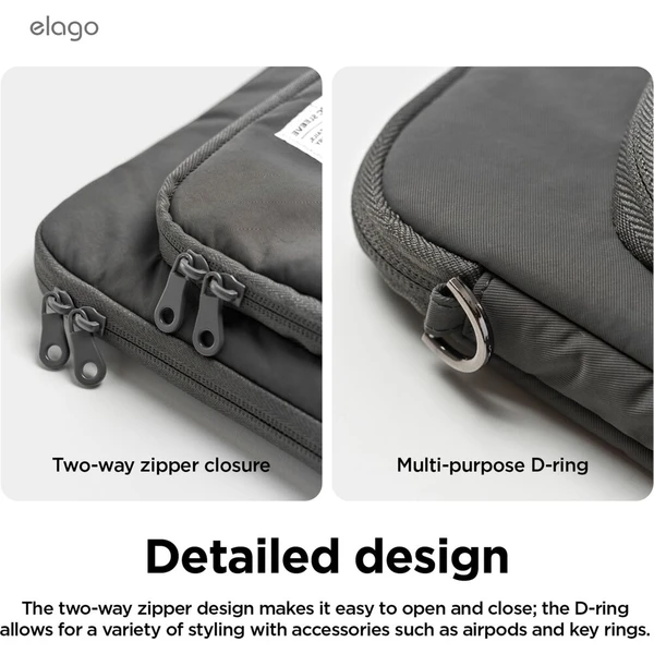 ELAGO PC Sleeve puzdro pre MacBook 12"-14'' svetlo sivé - Puzdra - Obrázok d_48135689f6e446e1ba2d3f21ff22a625