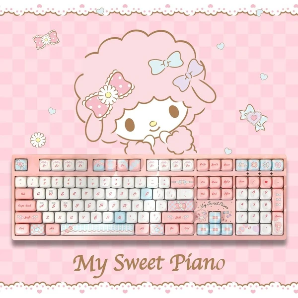 Akko x My Sweet Piano 3108 V3 Akko Frost Pink (US) ružová - Klávesnice - Obrázok d_48202e507b724335972b981febf6cc42