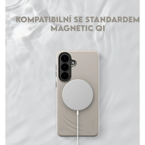 PanzerGlass® CARE Flow Qi kryt Samsung Galaxy S26+ Vannila - Puzdra - Obrázok d_485c4d9290f2471aa62a284aa96f2b4e