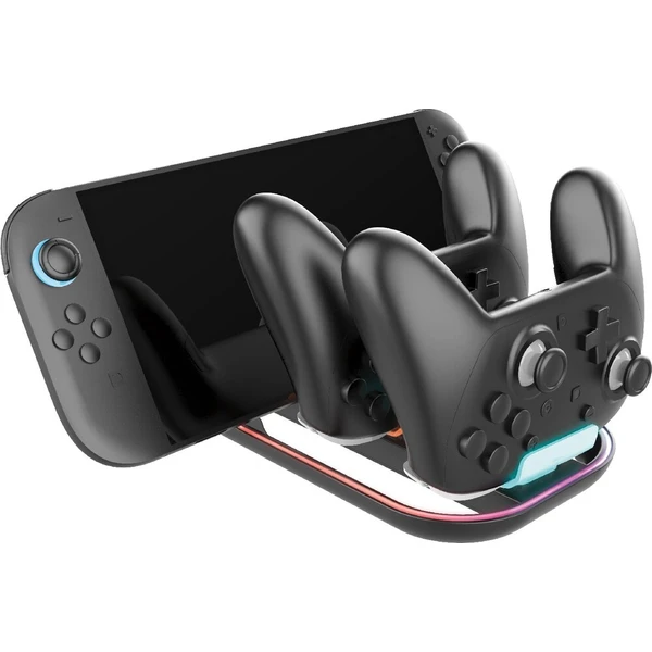 Nacon RGB nabíjacia stanica pre ovládač  Pro Controller a konzolu Switch 2 - Dokovacie stanice - Hlavný obrázok