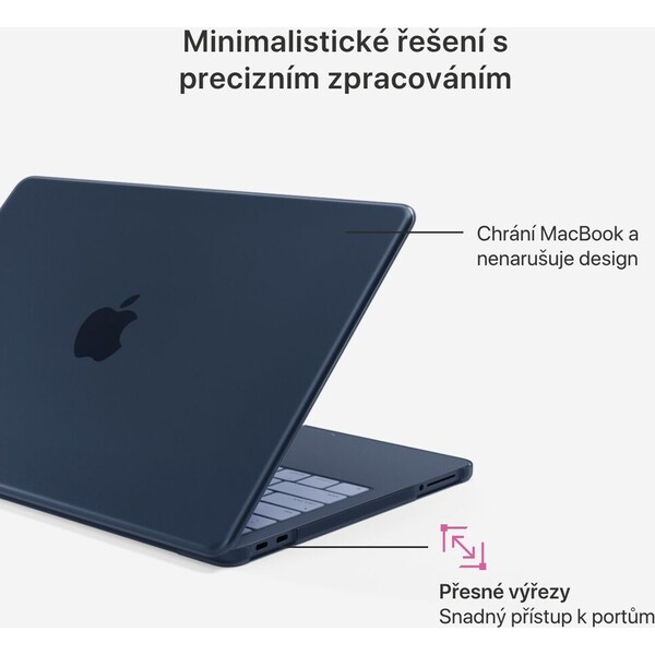 iWant Slim Shell puzdro pre MacBook Neo 13" matná indigo - Puzdra - Obrázok d_48f5c2622dc744178274dd1c3b247ed3