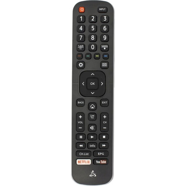 SBOX SX0175 diaľkový ovládač pre Hisense TV čierny - Diaľkové ovládače - Hlavný obrázok