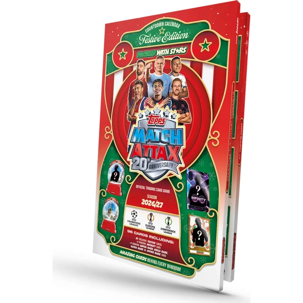 Topps Match Attax Countdown 2026/2027 Adventní kalendář - Futbalové karty - Hlavný obrázok