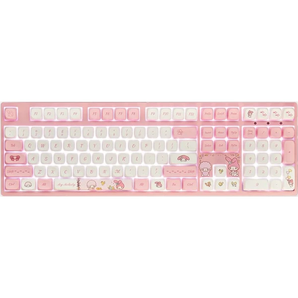 Akko x My Melody 3108 V3 Akko Frost Pink (US) ružová - Klávesnice - Hlavný obrázok