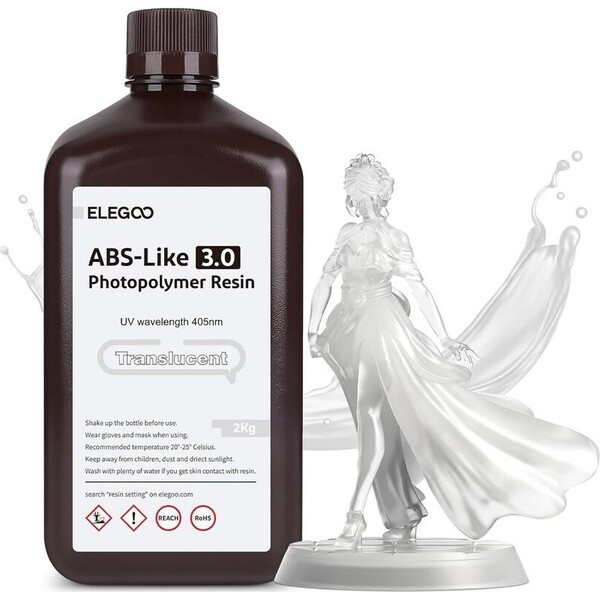 E-shop ELEGOO ABS-like živica V3.0 2 kg priehľadná