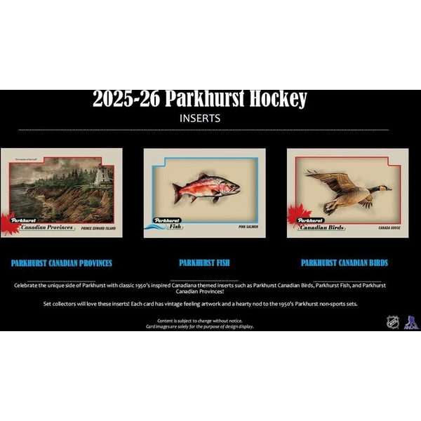 2025-26 Upper Deck Parkhurst Hockey Hobby Box - Hokejové karty - Obrázok d_49c662fc23e349eb8fddd716ead4ae74