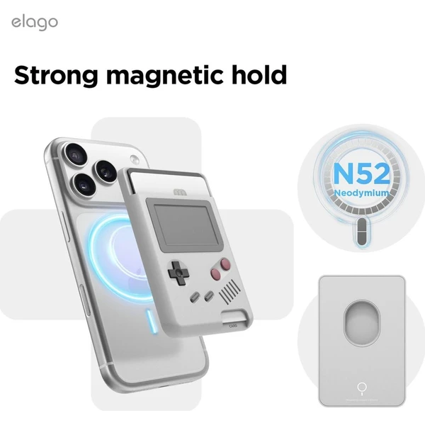 ELAGO Magsafe Retro Pocket peňaženka na karty svetlo šedá - Peňaženky - Obrázok d_49dbab841736468399a33e9a9df28314